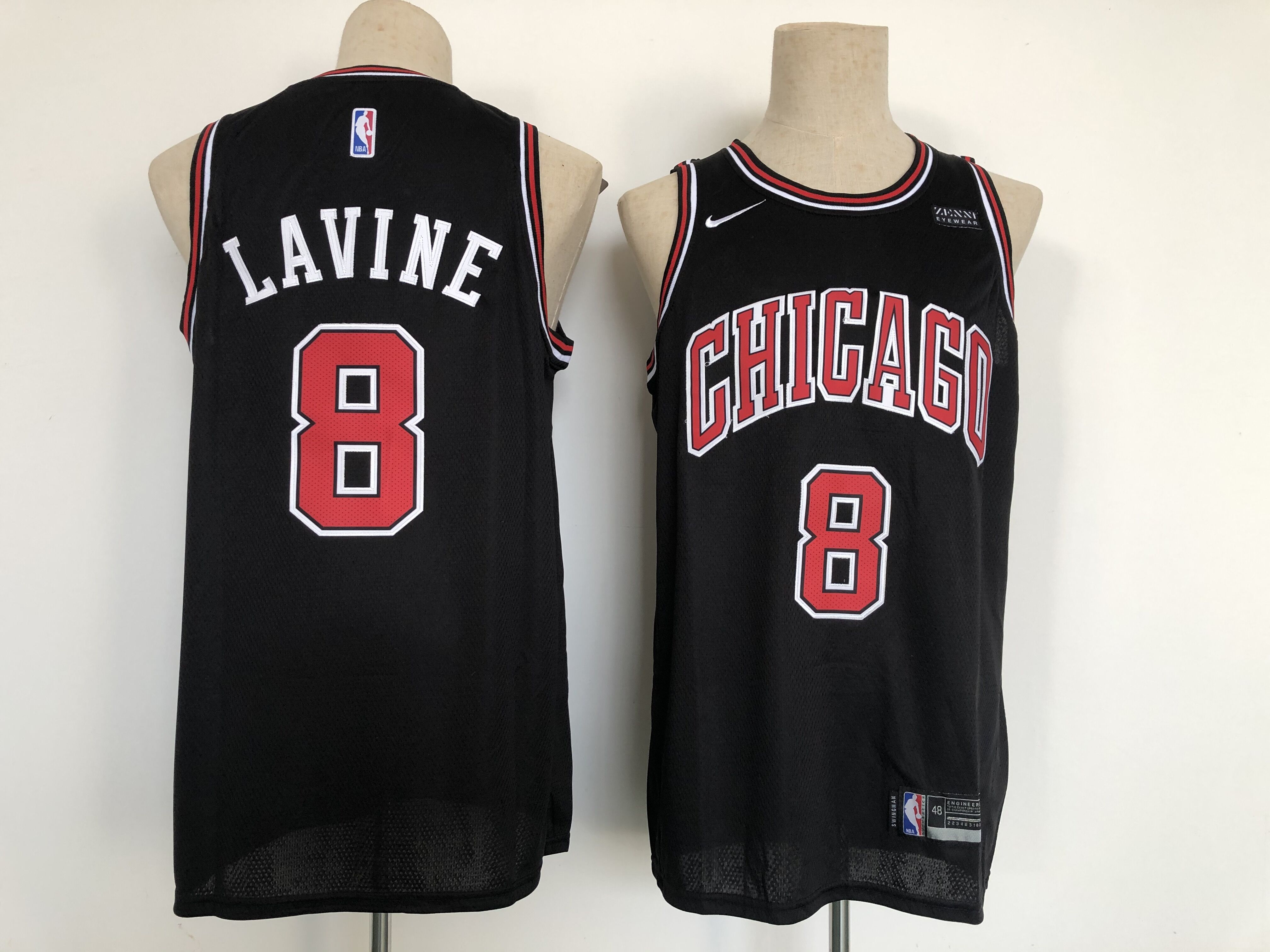 Men Chicago Bulls #8 Lavine Black Nike 2022 Game NBA Jersey